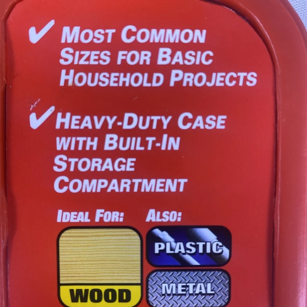 SKIL 21 Piece Drill Set for Wood, Plastic and Metal with Heavy Duty Storage Case